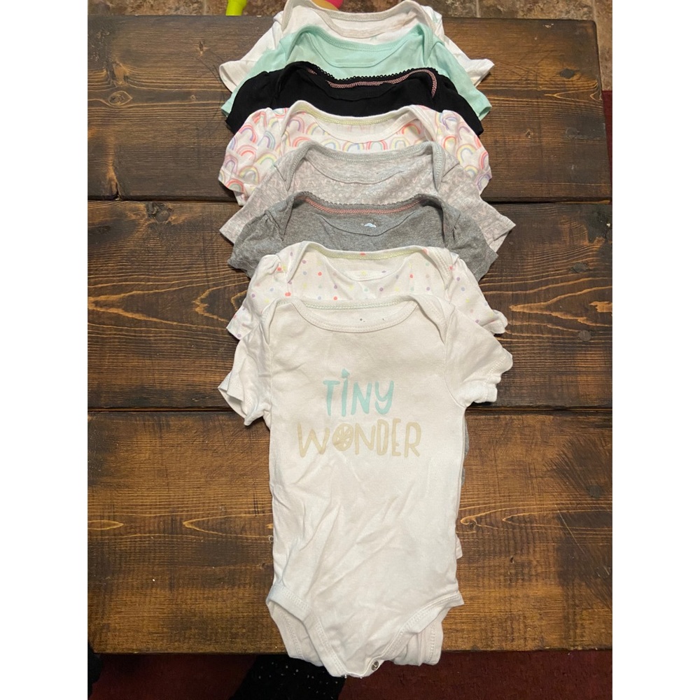 Cloud Island Baby Onesies